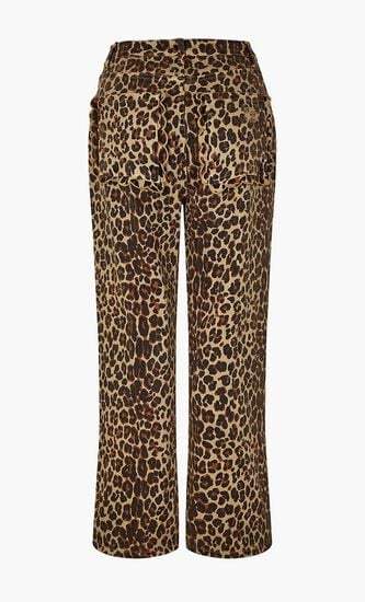 Leopard Lucia Scallop Detail Jeans