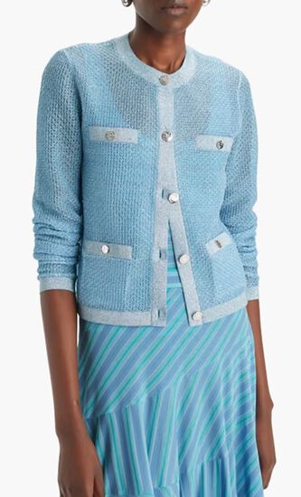 Kendra Mesh Cardigan