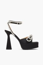 Square Toe Double Bow Platforms