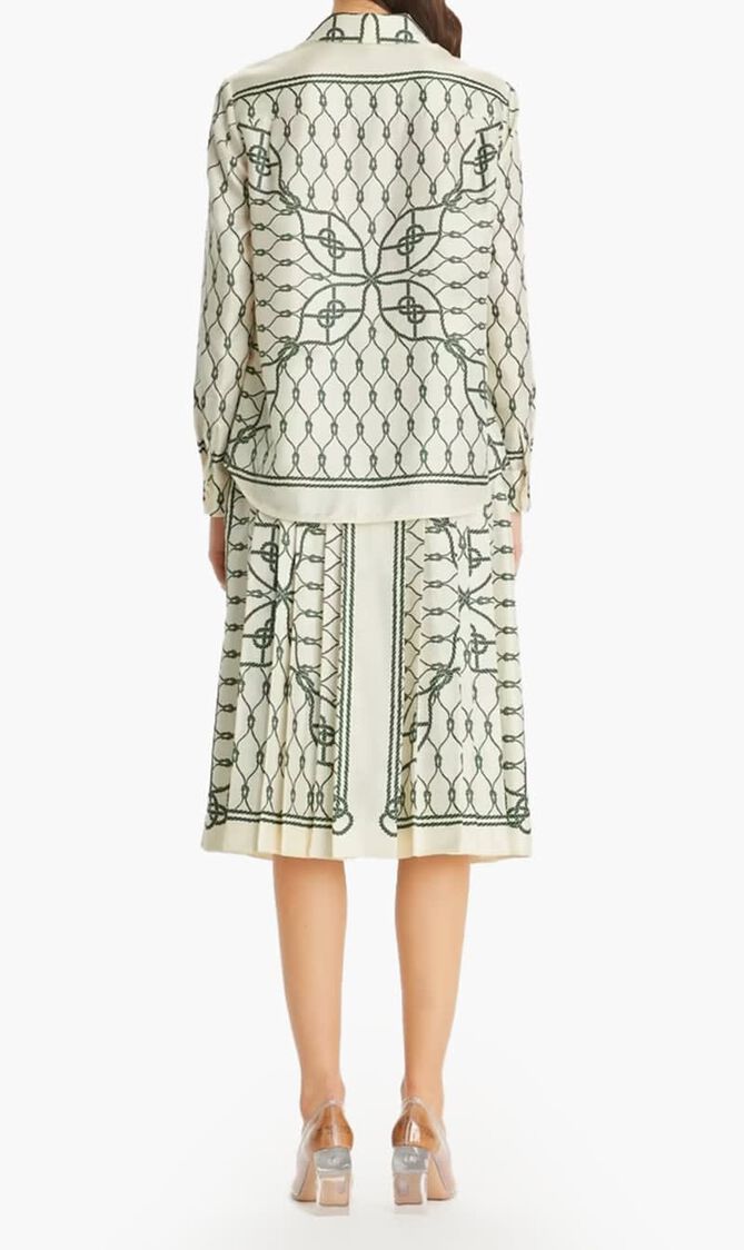 Pleated Silk Skirt Pleated Silk Skirt