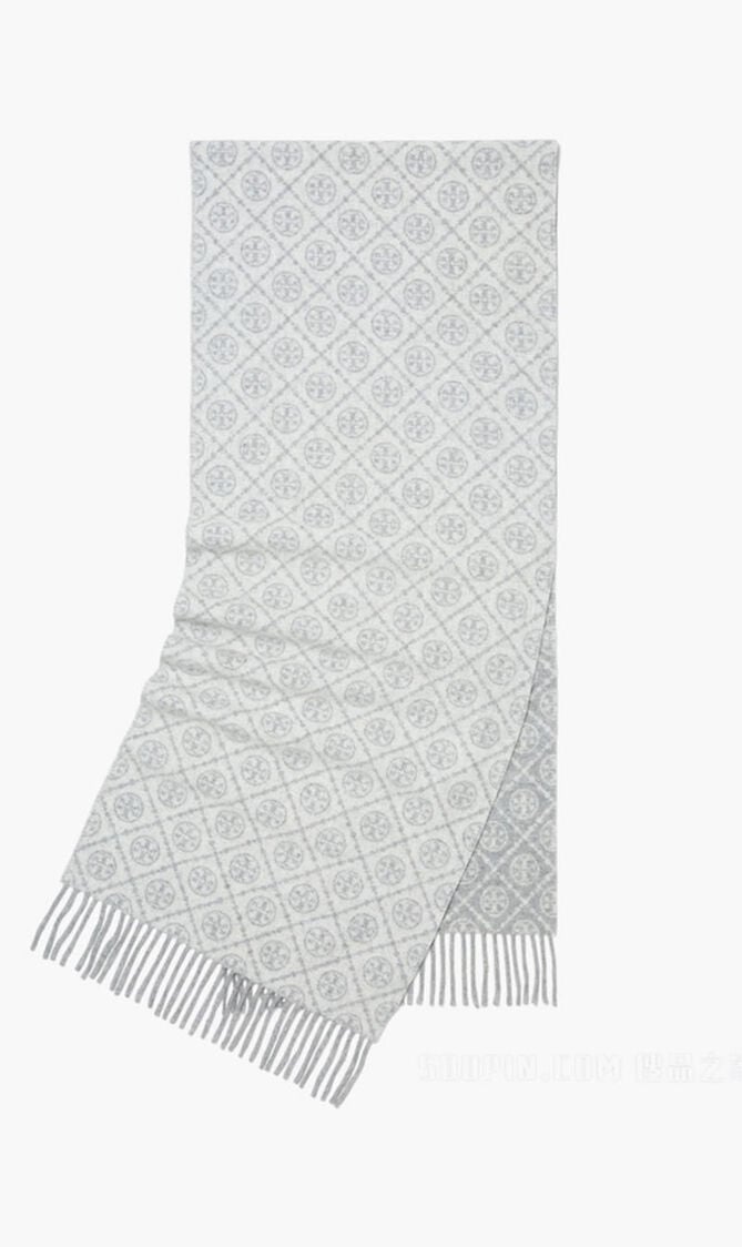 T Monogram Oblong Scarf