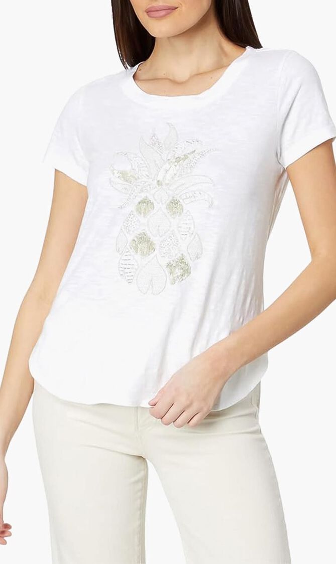 PATCHWORK PINEAPPLE LUX TEE