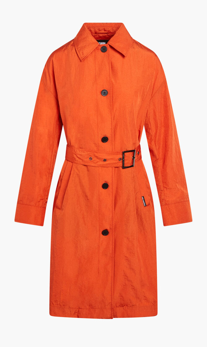 Technical Coat With Belt
