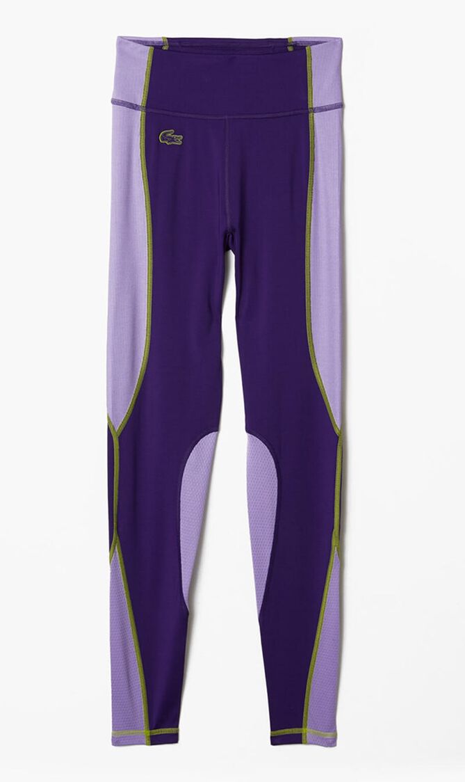 Colour-block Knit Effect Leggings