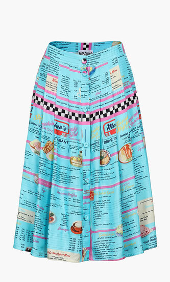 All Over Menu Skirt