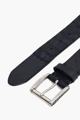 Animal Textured Leather Belt