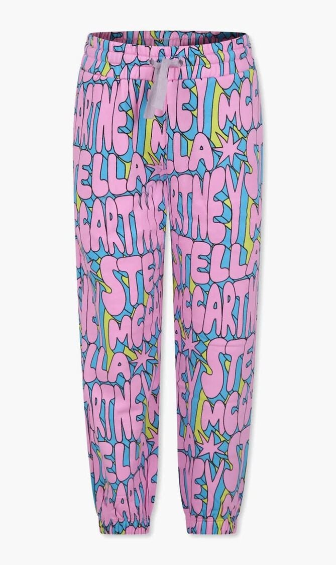 logo-print organic cotton track pants