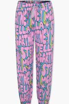 logo-print organic cotton track pants