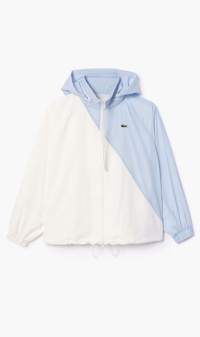 Oversized Colourblock Nylon Track Vest