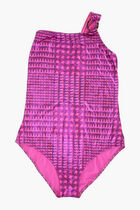 Crocros Shiny One-piece Swimsuit