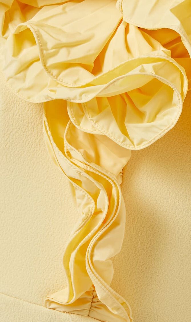 Lulu One Shoulder Ruffle Gown