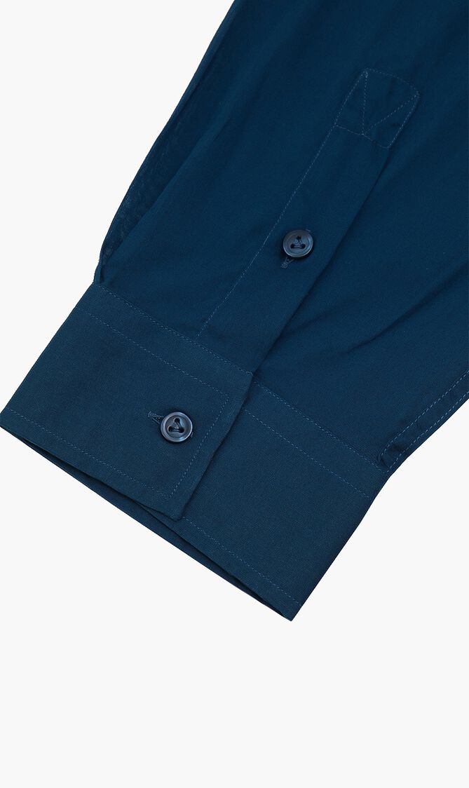 قميص بأكمام طويلة من القطن للجنسين