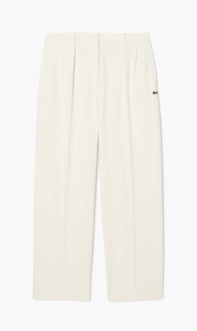Oversized Pleated Flannel Pants