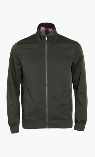 Zipper Bomber Jacket