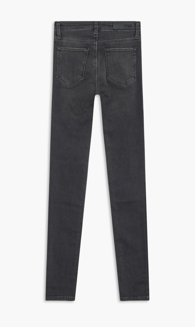 Skinny Denim Logo Jeans