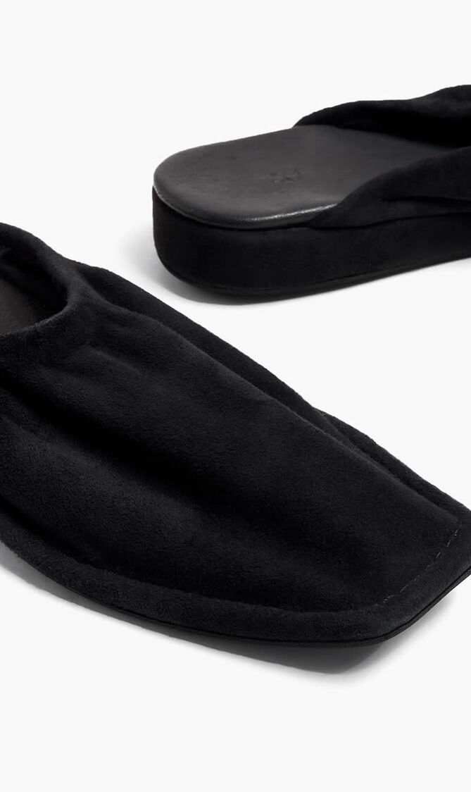 Suede Mules