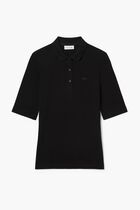 SHORT SLEEVED RIBBED COLLAR SHIRT
