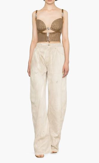 Allover Bustier Top