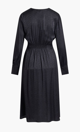 LOGO JACQUARD SHIRTDRESS