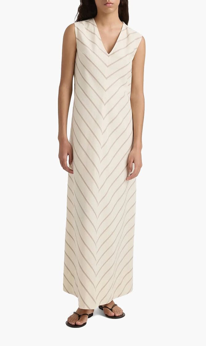 Marteret Stripe Midi Dress