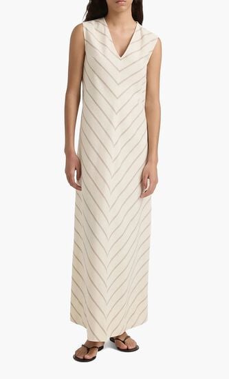 Marteret Stripe Midi Dress