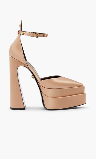 Platform Sandals Aevitas Mary Jane Pointed 160 Satin Crys