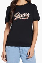 Ss Cn Glittery Logo Tee
