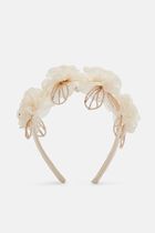 CREAM SEQUIN TULLE HEADBAND