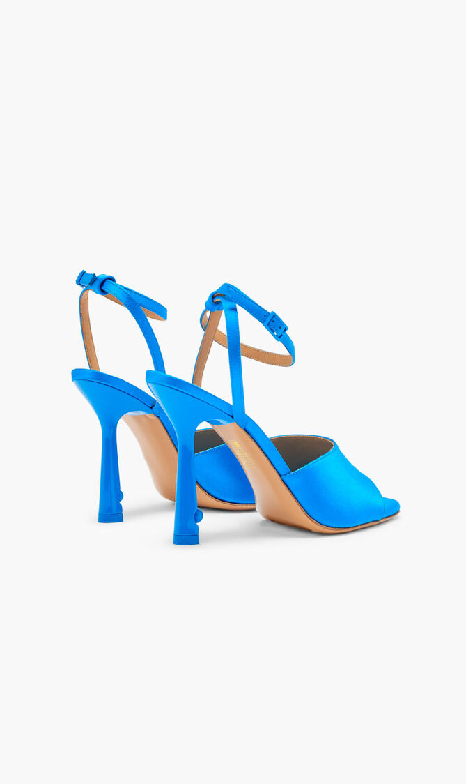 Pop Pearl Satin High Sandal