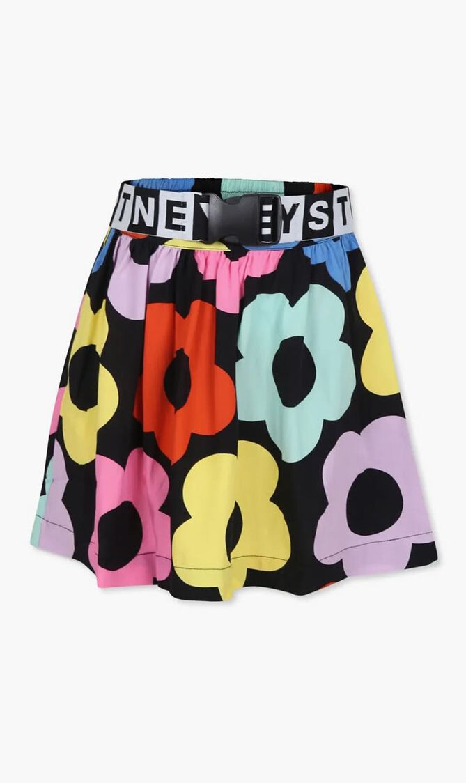 floral-print skirt