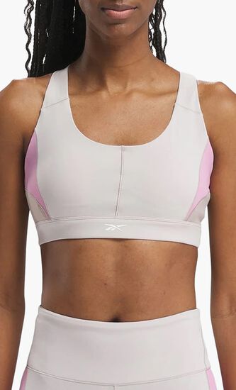 Lux Racer Colorblock Sports Bra