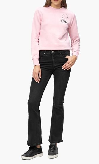 Sketch Cameo Print Sweatshirt