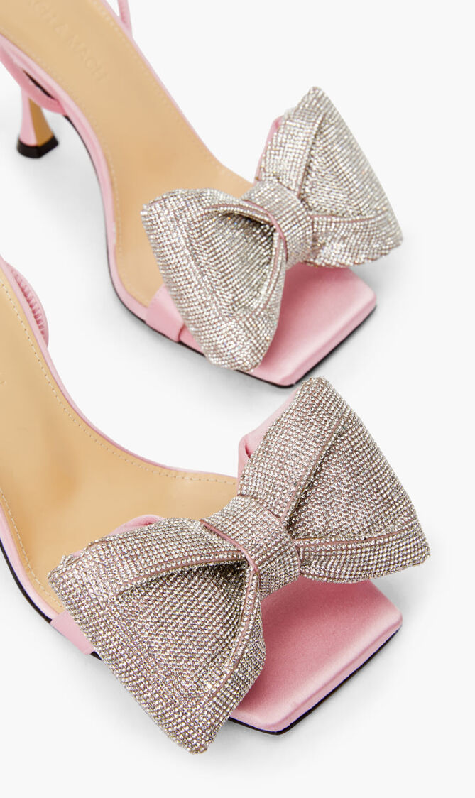 NICOLE PUFFED BOW SANDALS