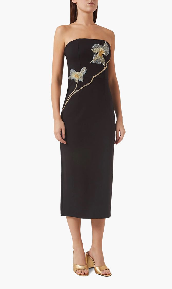 Brooke Embellished Midi Dress