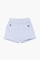 Stripee Cotton Shorts