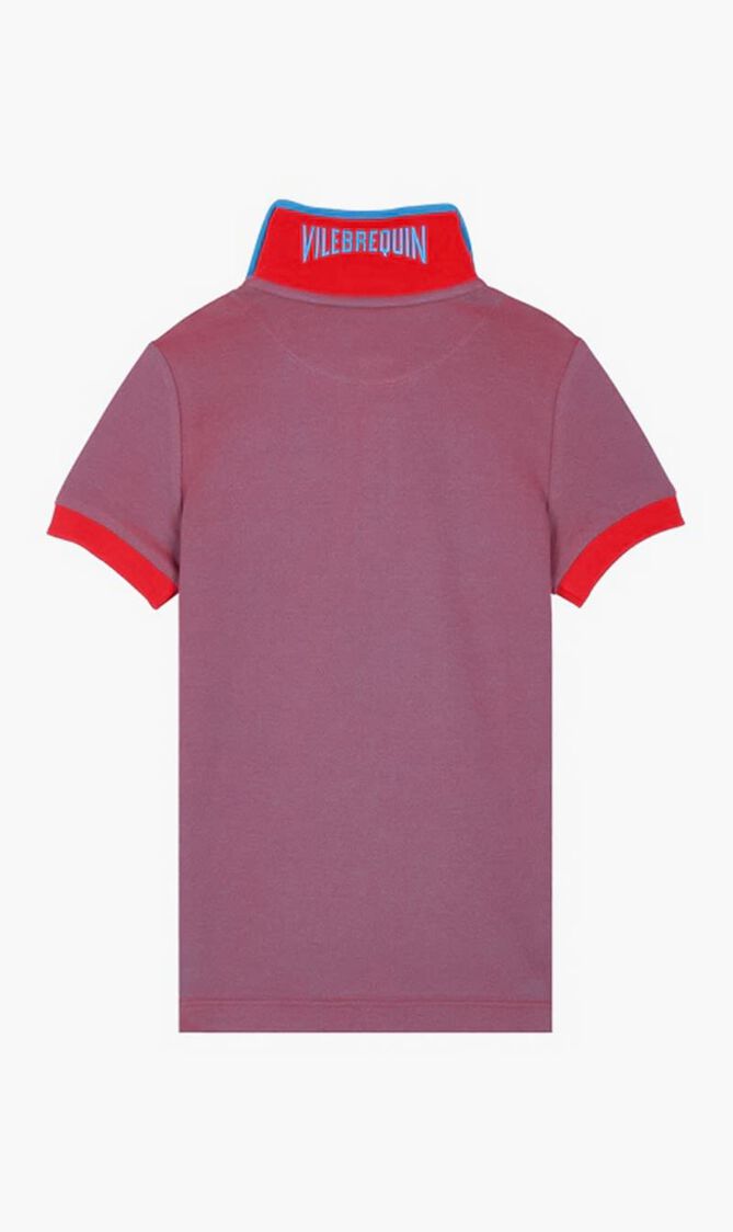Cotton Logo Polo T Shirt