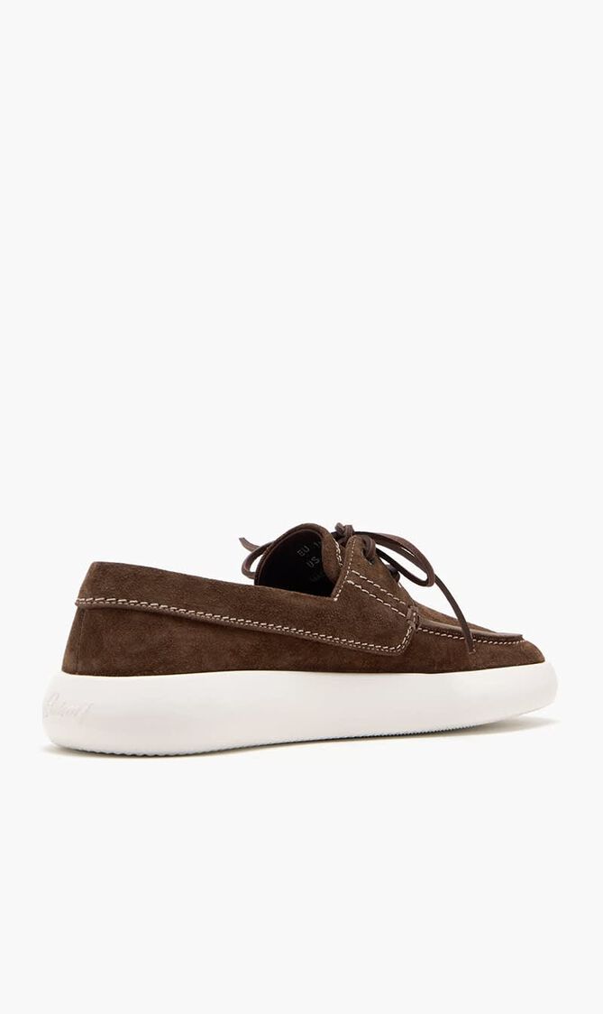 Suede Boat Derby Shoes