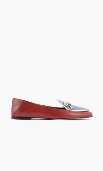 Charm Leather Loafers