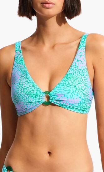 Sea Skin Longline Triangle Bikini Top
