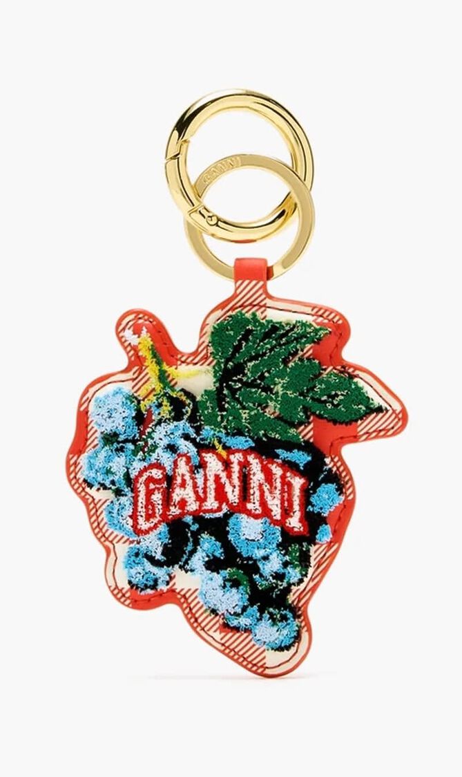 GRAPE KEYRING VELVET