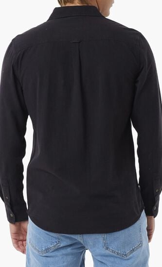 Washed Long Sleeve Shrt Button Shirt