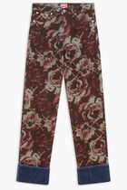 PRINTED STRAIGHT FIT JEANS
