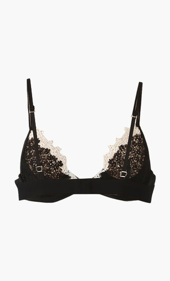 Floral Lace Underwire Bra