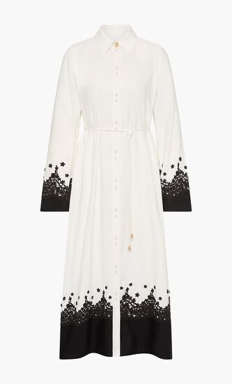 Charmer Lace Trim Midi Dress