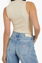 Denisa Striped Jersey Top