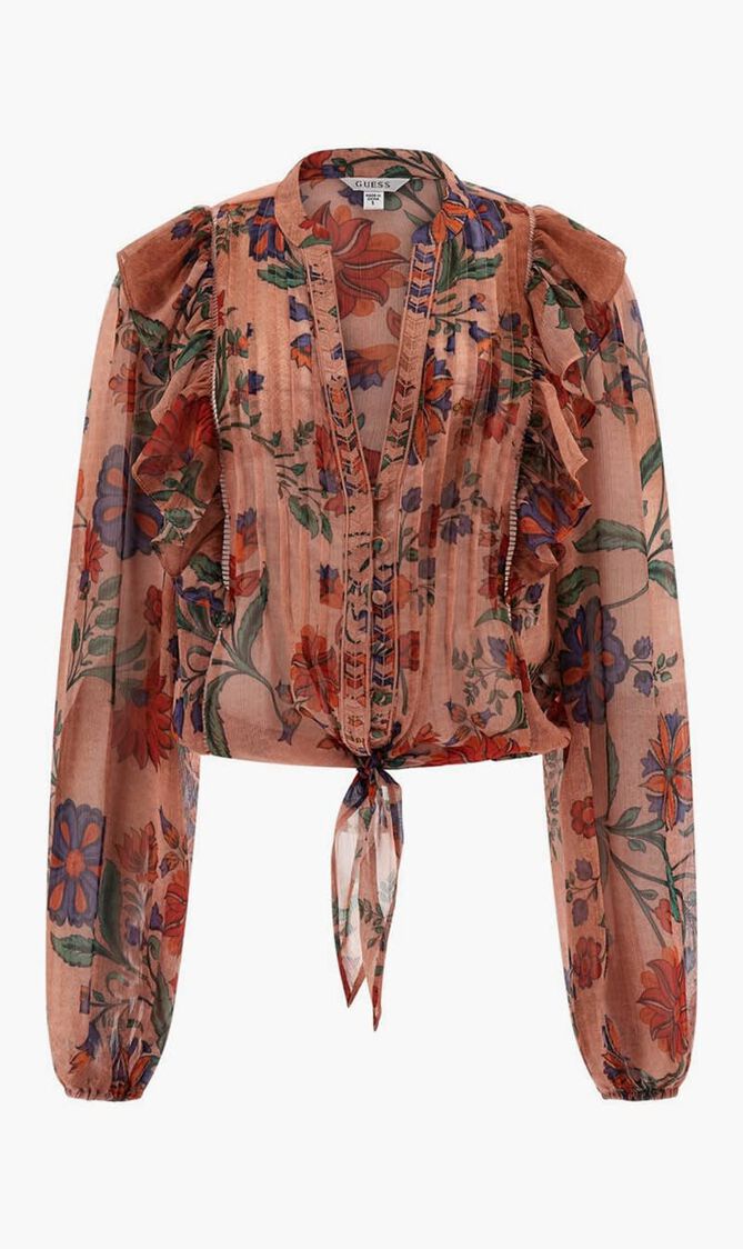 LS DIONNE TIE FRONT TOP