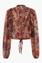 LS DIONNE TIE FRONT TOP