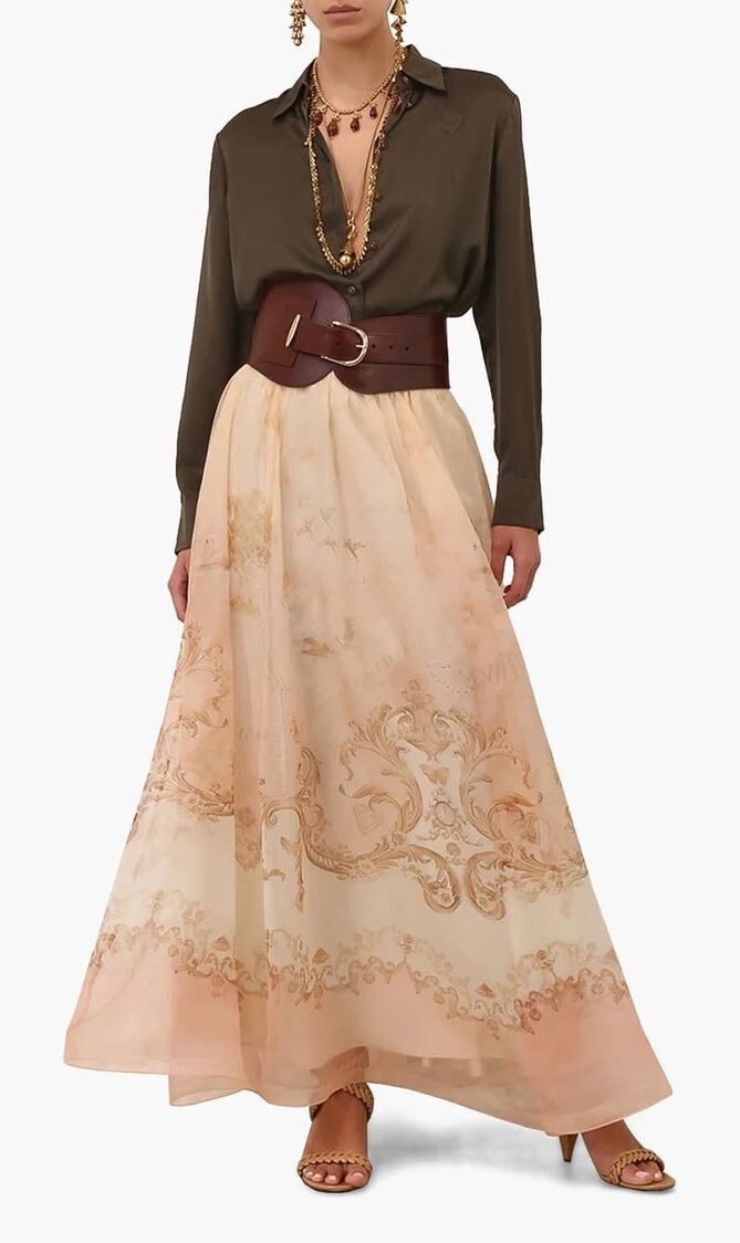 HYPNOTIC ORGANZA MAXI SKIRT