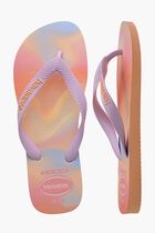 Printed Thong-Strap Flip-Flops