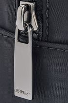 HERITAGE TOILETRY POUCH BLACK WHITE